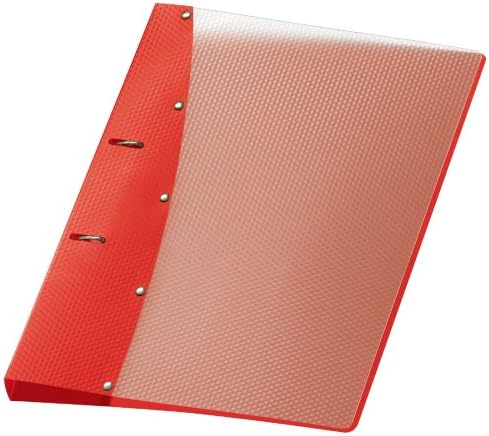 Veloflex 1141450 Diamond Ring Binder DIN 210 x 297 mm, Combi Mechanism Ring Binder A4 red by VELOFLEX