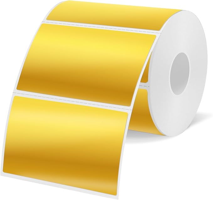 3x2 Inch Holographic Thermal Labels, Rainbow Glitter Stickers by Unknown