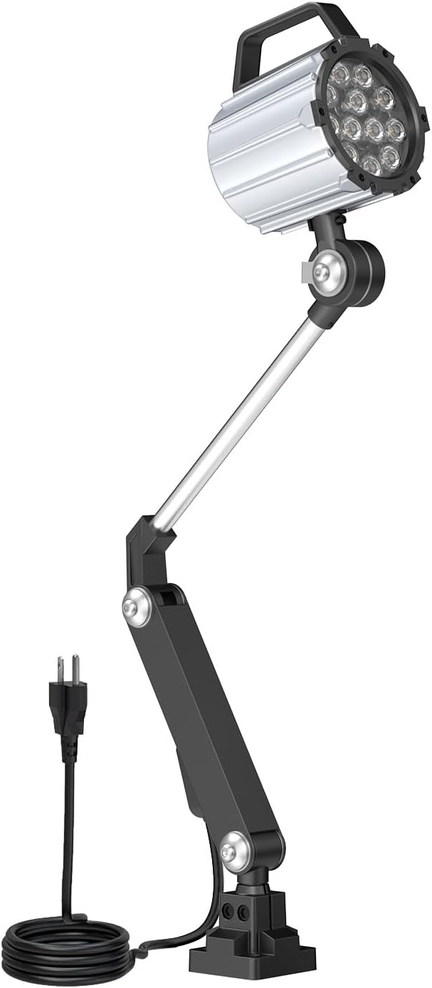 Articulating Led Work Light, 18W Machine Lights, 1800 Lumens Flexible Wood by StaStrStu