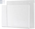 Wall Mount File Holder | Clear Acrylic Display Rack, Wall Mounted File Holder by Unknown