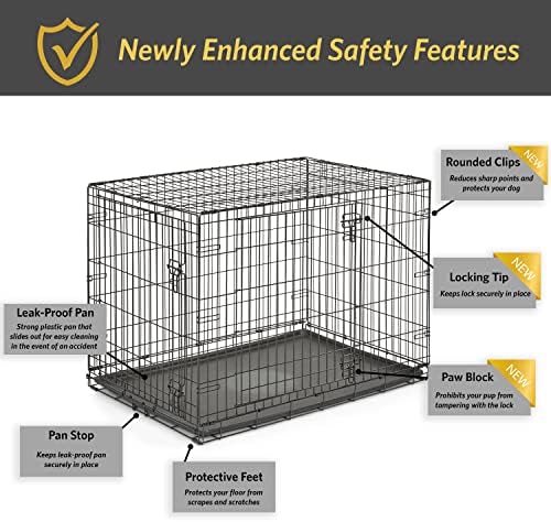 New World by Midwest 42-Inch Double Door Crate, for Large Breeds, 71-90 lbs - Image 4