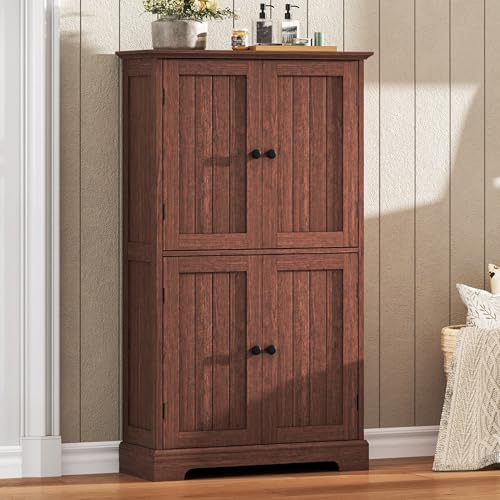 ChooChoo Bathroom Floor Cabinet with Adjustable Shelves - Image 2