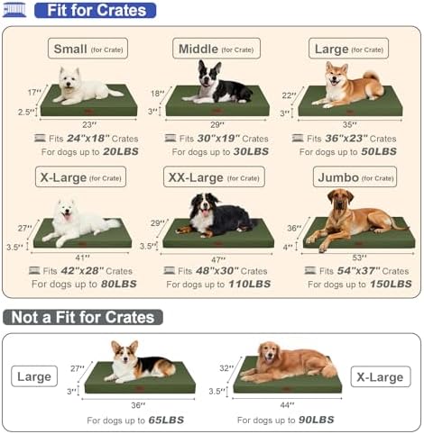 Large Waterproof Orthopedic Dog Bed with Egg Crate Foam - Image 6