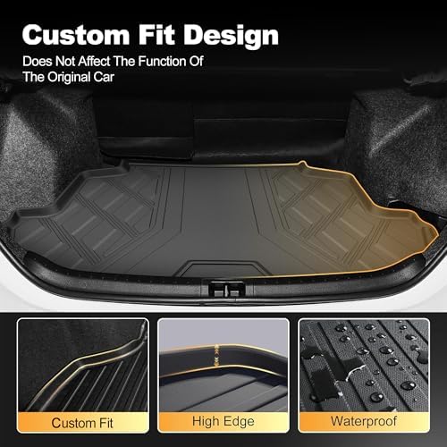 AOMSAZTO Floor Mats for Toyota Camry 2012-2017 (Not for Hybrid) Cargo Liner - Image 5
