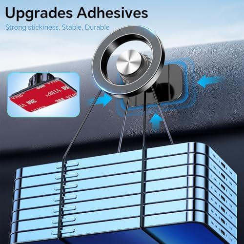 Kaistyle for Magsafe Car Mount【Strong Magnet】 Magnetic Phone Holder for Car Phone Holder Mount Dash Mounted Holders Phone Holders for Your Car Accessories for Women Men for iPhone 18 Pro Max 17 16 15 - Image 5