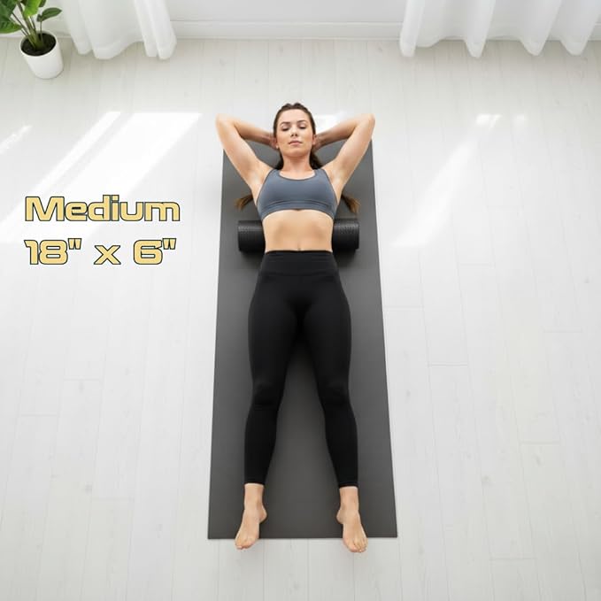 Fitizen Foam Roller – Muscle Massage Rehab Stiff Back Pain Physical Therapy - Image 5