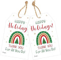 joycraft 50Pcs Christmas Tags with String, Happy Holiday Gift Tags by joycraft