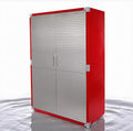 Heavy-Duty Commercial Storage Cabinet (Red, 48" W x 24" D x 72" H) by Unknown