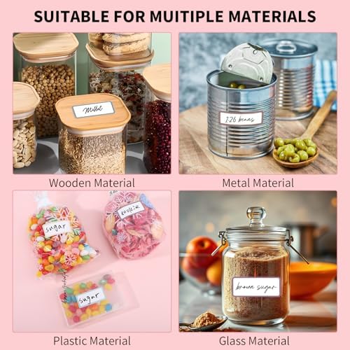 1000 Removable Freezer Labels, 1 x 2 Inch, Waterproof, 10 Colors - Image 4