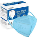 WWDOLL KN95 Face Mask 50 Pack, 5-Layers Breathable KN95 Masks, Blue by WWDOLL