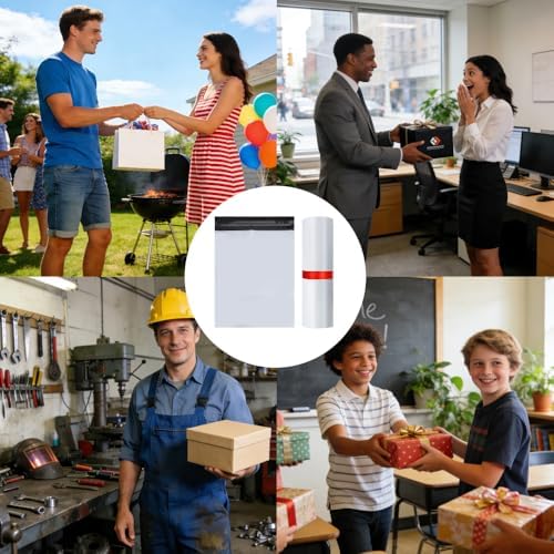 120 Pcs Poly Mailer Envelope 4 Sizes Shipping Bags Self Adhesive Clasp Envelope Self Adhesive Tear Proof Mailing Covers(8 x 12 In, 10 x 14 In, 13 x 18 In, 15 x 20 in) - Image 6