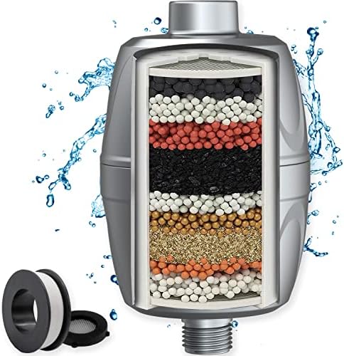 Aqua Elegante 16 Stage Shower Water Filter - Polished Chrome by AquaElegante