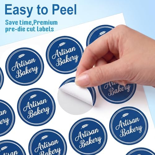 1 Inch Round Labels, 1575 Count, Laser and Inkjet Printers - Image 7