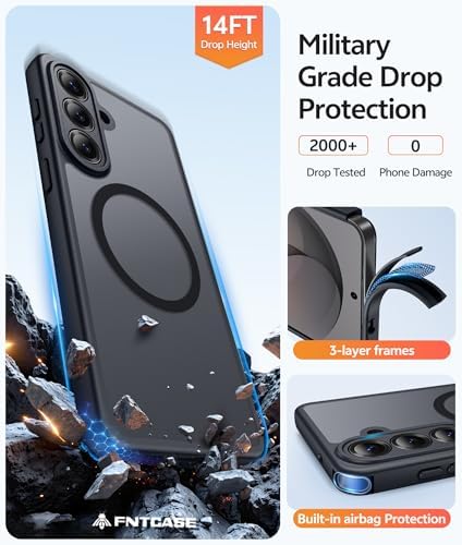 FNTCASE for Samsung Galaxy S26 Case, Fit for Magsafe, with Screen Protector - Image 5