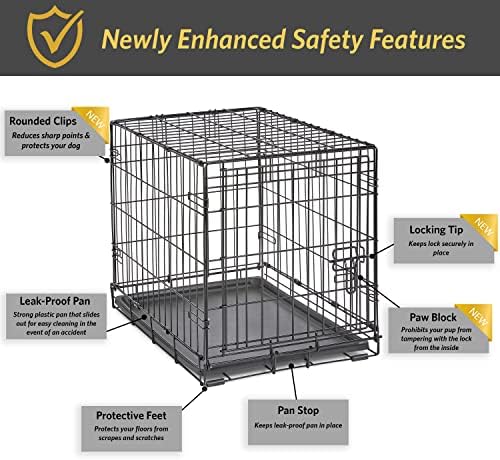 New World by Midwest 24-Inch Single Door Crate, for Small Breeds, 12-20 lbs - Image 4