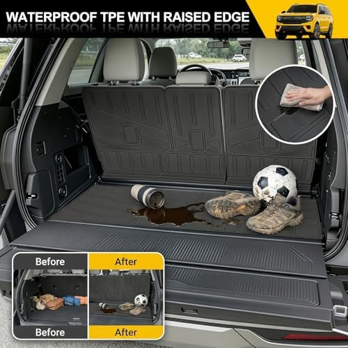 Trunk Mat & Backrest Mat for 2025 2026 Ford Expedition/Lincoln Navigator Standard 7 Seats(Not for Max/L Models), Rear Seat Back Cover Cargo Liner Only for 25 26 Expedition/Navigator Accessories - Image 5