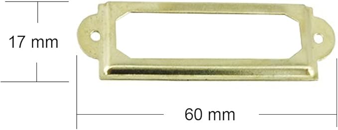 LGEGE 30 Pcs Card Holder Drawer Pull Office Library File Drawer Tag Carbinet - Image 2