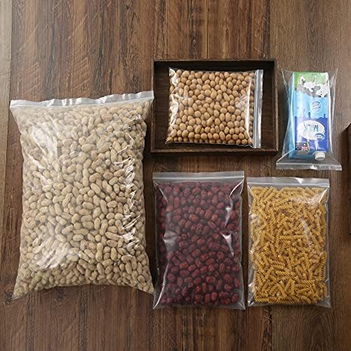 100Pcs 10"x13" Thick 3Mil Clear Reclosable Zip Seal Lock Plastic Poly Bags - Image 4