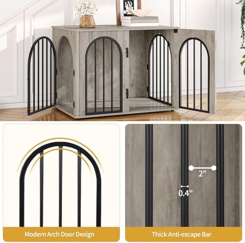 Hzuaneri 31.5'' Dog Crate Furniture,Dog Kennel Indoor for Small/Medium Dogs - Image 5