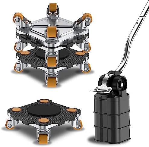 ONEON Furniture Mover with Wheels & Aux. Lifter-Black Connect Dolly Pro by ONEON