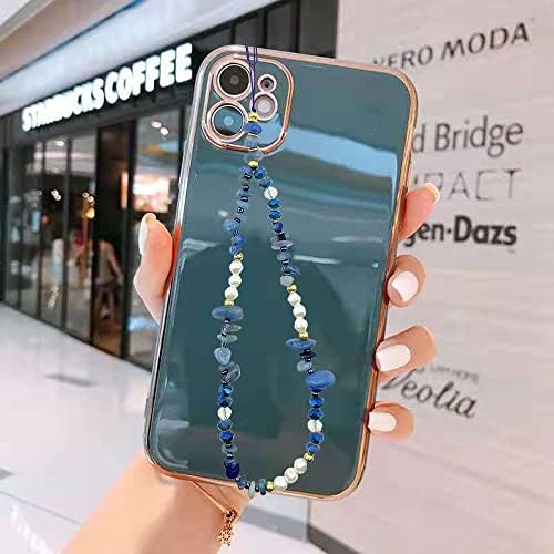 6PCS Beaded Phone Charms Strap Fruit Star Faux Pearl Rainbow Beads Phone Chains Beaded Lanyard for Camera Key Wallet Valentines Day Gifts for Her Women - Image 4