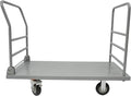 Platform Truck Cart, U Boat Cart, 48x24in 2000lbs Heavy Duty Push Dolly by Unknown