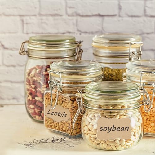 300 Pcs Kraft Label Stickers Writable Gift Labels, 2" x 3" Canning Labels - Image 4