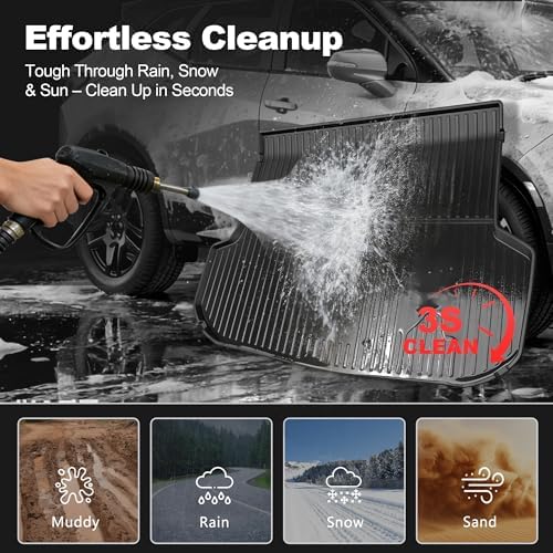 Original RX Cargo Liners for Lexus RX RX350/RX450h 2016-2022 (Not for RX350L & RX450hL) - Custom Fit TPE All Weather Rubber Trunk Liner Odorless Anti-Slip Cargo Mat - Image 7