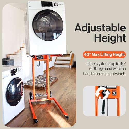SuperHandy Material Lift Stacker, 330 lb Capacity, 40-Inch Lift - Image 2