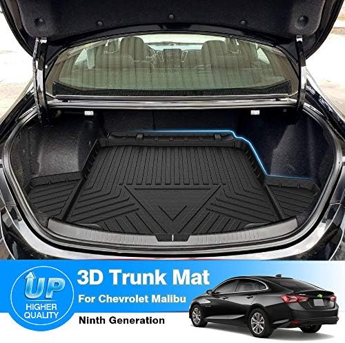Cartist Cargo Liner Compatible with Chevrolet Malibu 2016 2017 2018 2019 2020 2022 2023 2024 2025 All Weather Trunk Mat Liner for Malibu Accessories Black - Image 2