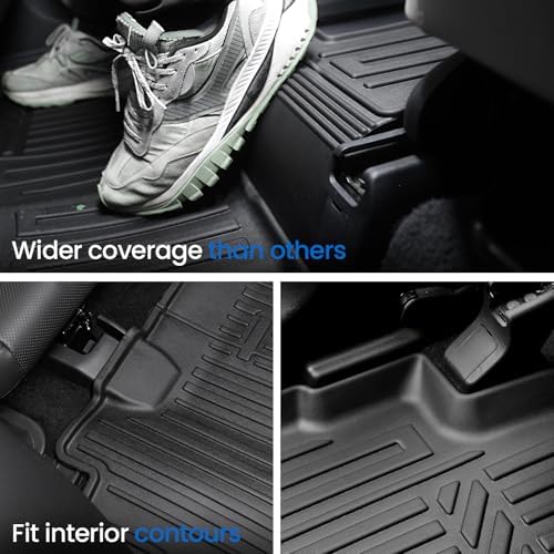 Floor Mats for Hyundai Palisade 2020-2025 7&8 Seats, w/Cargo Mat - Image 4