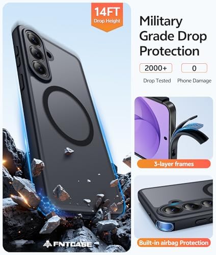 FNTCASE for Samsung Galaxy S26 Plus Case, Fit for Magsafe, Screen Protector - Image 5