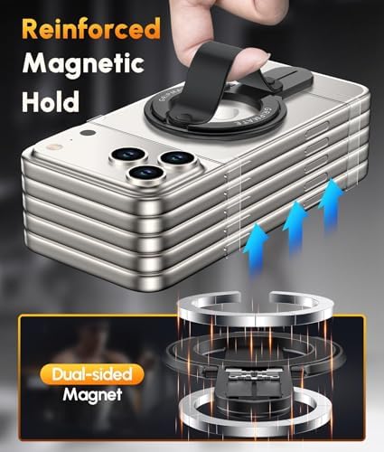 GripMate 2nd Magnetic Phone Ring Holder, Slim MagSafe Finger Loop Grip - Image 4