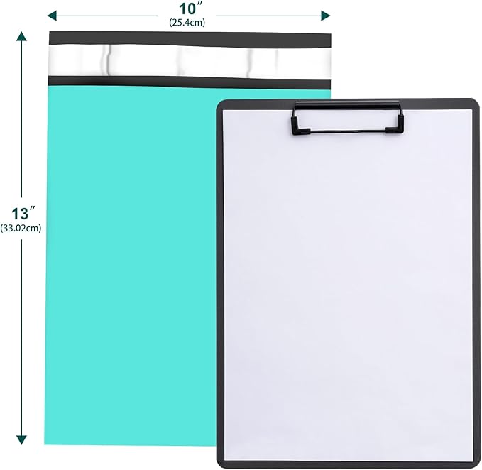 Poly Mailers 10x13 Inch 200 Pcs, Teal Shipping Bags, Mailing Envelopes - Image 2