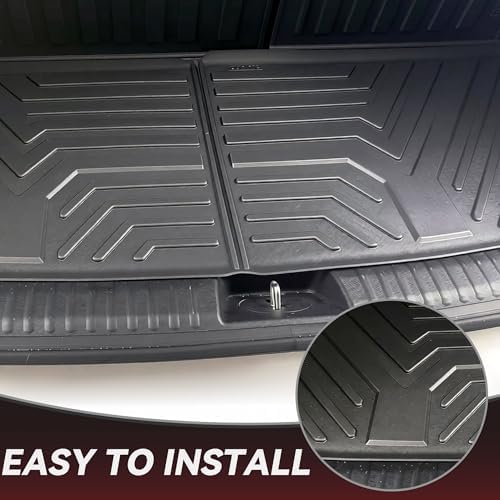 YITAMOTOR Floor Mats for Kia Telluride All Weather 2025-2020 7 or 8 Seater - Image 5