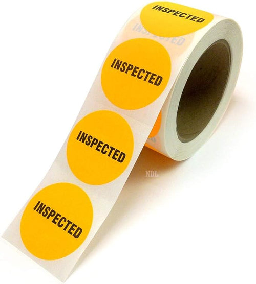 2" Round Labels, Inventory Control/Date Labels, 500 Per Roll - Image 2