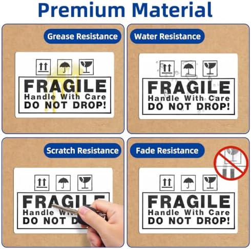 ESSENTIAL 3" x 2" Direct Thermal Labels, 1" Core (1400 Labels, 2 Rolls) - Image 5