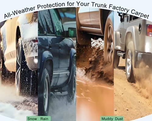 All Weather TPO Cargo Liners Trunk Mats Custom-fit for Honda CRV 2023-2026 - Image 4