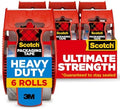 Scotch Heavy Duty Packing Tape, 1.88 in x 800 in, 6 Rolls by Unknown