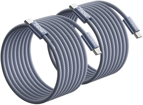 LISEN USB C to USB C Cable 10ft, 240W Long USB C Cable Fast Charging by Lisen