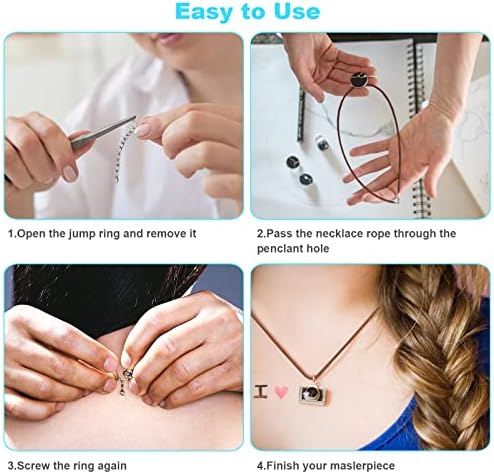 100 Pcs Leather Necklace Cord with Clasps, Rope Necklace String, 5 Colors Necklace Cords for Pendants, 19.7" Premium Necklace Chains for Jewelry Making Supplies, 2mm Waxed Necklace Bracelet Cord DHOOZ - Image 5