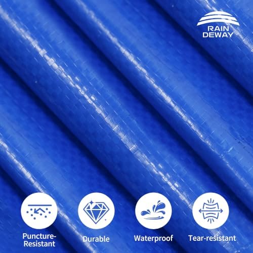 RAINDEWAY 24 Feet Round Tarp Waterproof Multipurpose Circle Tarps - Image 6