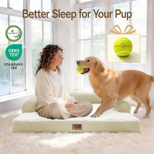 Comfort Expression Orthopedic Waterproof Jumbo Dog Bed for Giant Dogs - Image 6