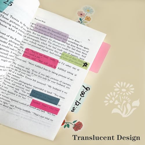 ELII 500 PCS Sticky Tabs 2 Inch Index Tabs, Colored Page Markers - Image 4