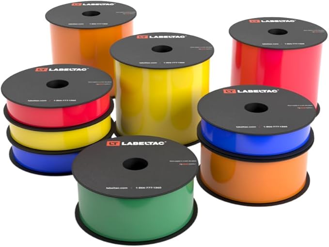 LT4/LT4P/LTPX Label Supply 0.5" x 150' Blue - Image 2
