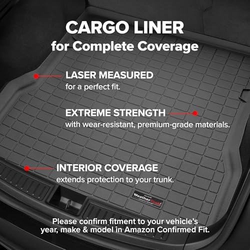 WeatherTech Cargo Trunk Liner for Ford Explorer Hybrid, Explorer, Explorer ST - Behind 2nd Row (431304), Cocoa - Image 3