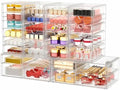 caktraie 6-Pack 30-Drawer Acrylic Storage & Makeup Organizer for Desk by shoeboxesanddeskorganizers
