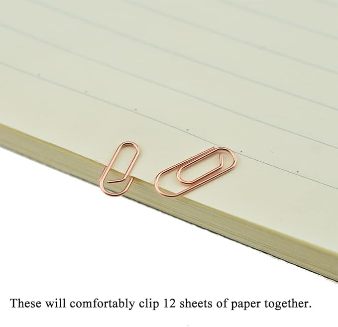 HAHIYO Paper Clips Sturdy 0.59 inches Length 50 Pack Mini Paperclips Heavy Duty - Image 5