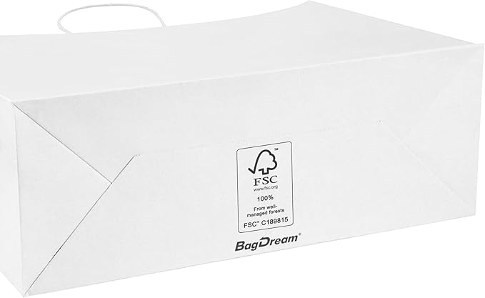 BagDream 100Pcs 16x6x12 Inches Kraft Paper Bags - Image 6
