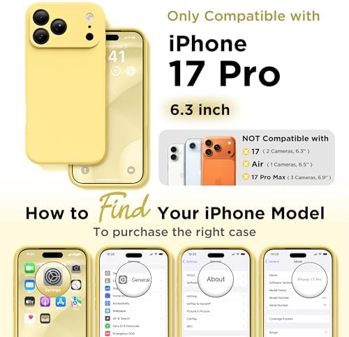 GolbinBox Magnetic for iPhone 18 Pro Case/17 Pro Case, Jasmine Yellow - Image 2